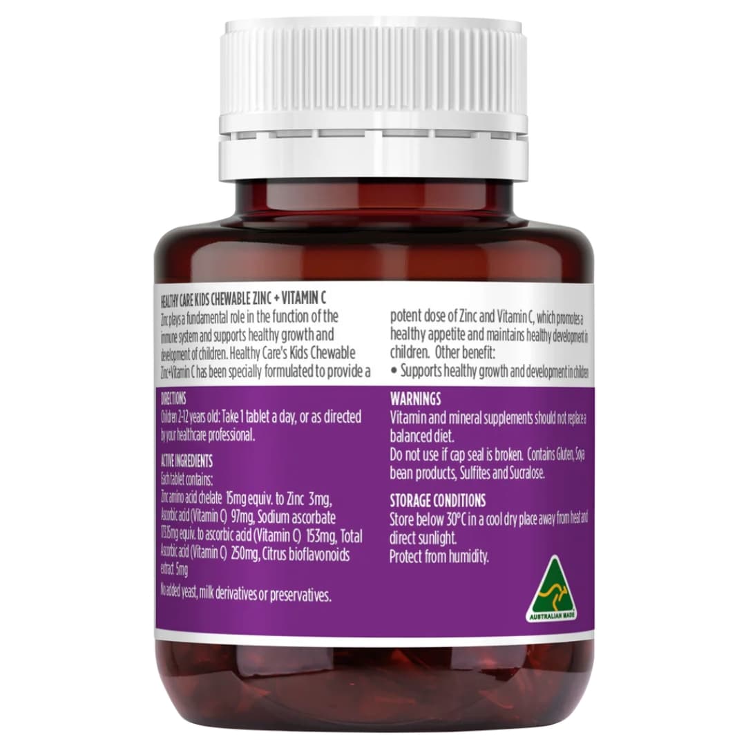 Kids Chewable ZinC + Vitamin C 2