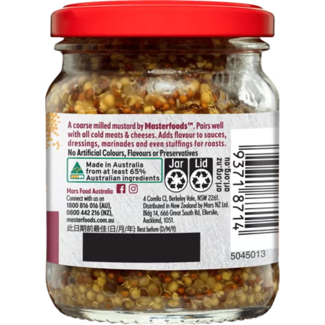 Wholegrain Mustard - Masterfoods 2