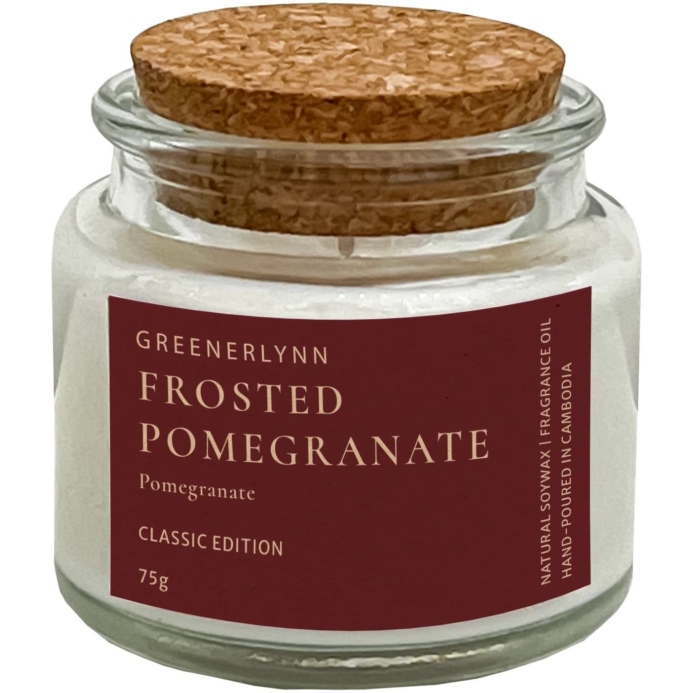 Frosted Pomegranate Candle - Classic Edition 3