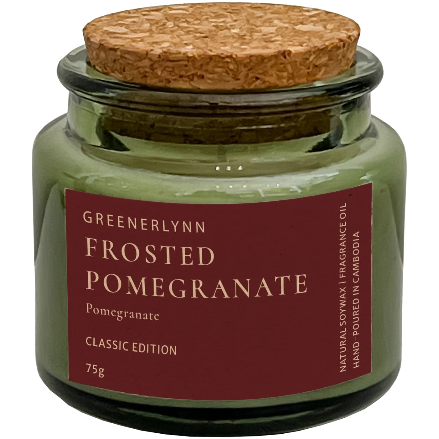 Frosted Pomegranate Candle - Classic Edition 2
